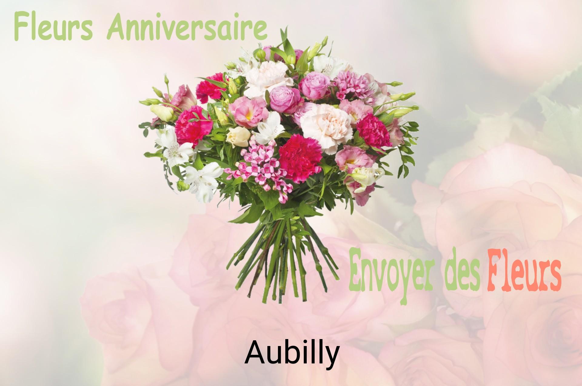 Bouquet de fleurs d’anniversaire livré à Aubilly